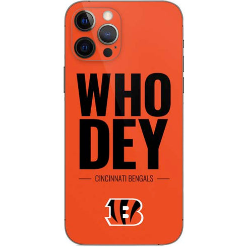 NFL Cincinnati Bengals Team Motto iPhone 12 Pro Skin